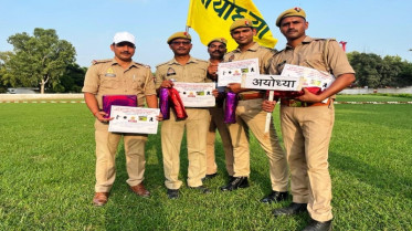 शूंटिंग स्पोर्ट्स राइफल प्रतियोगिता में SI अजीत की कप्तानी में जनपद अयोध्या की टीम को मिले 6 मेडल