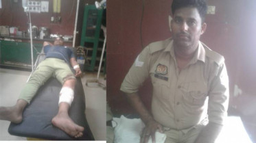 रुदौली: पुलिस मुठभेड़ में हत्या आरोपी गिरफ्तार, सिपाही भी घायल