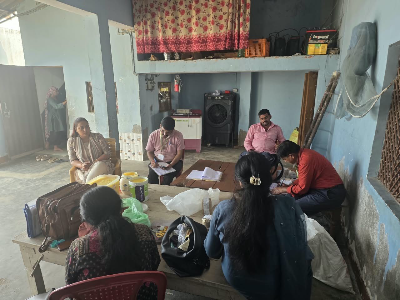 307 किलो खोया और 360 लीटर दूध नष्ट