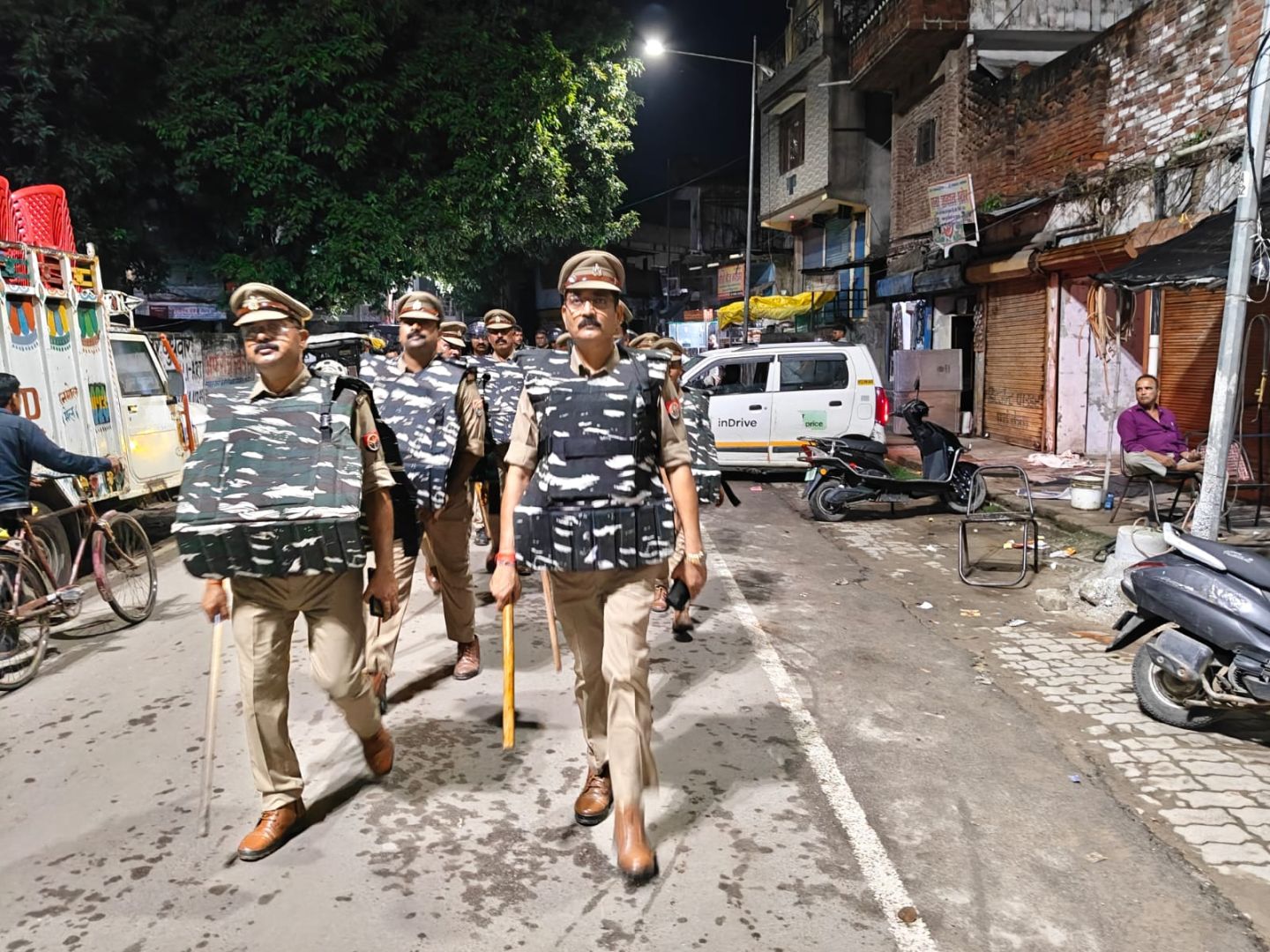 मिश्रित आबादी क्षेत्र में सुरक्षा व्यवस्था कड़ी